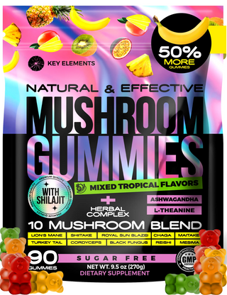 Next-Gen Mushroom Gummies with Ashwagandha and L Theanine